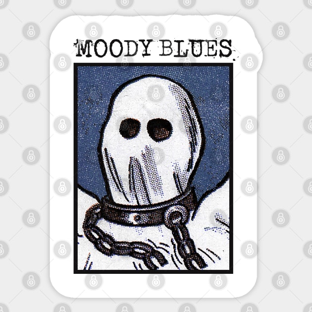 Ghost of Moody Blues Sticker by instri